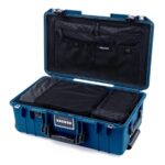 Pelican 1535TRVL Air Indigo Travel Case with Lid Organizer & Packing Cubes - Waterproof, Crushproof, Dustproof - Model 015350-0080-125