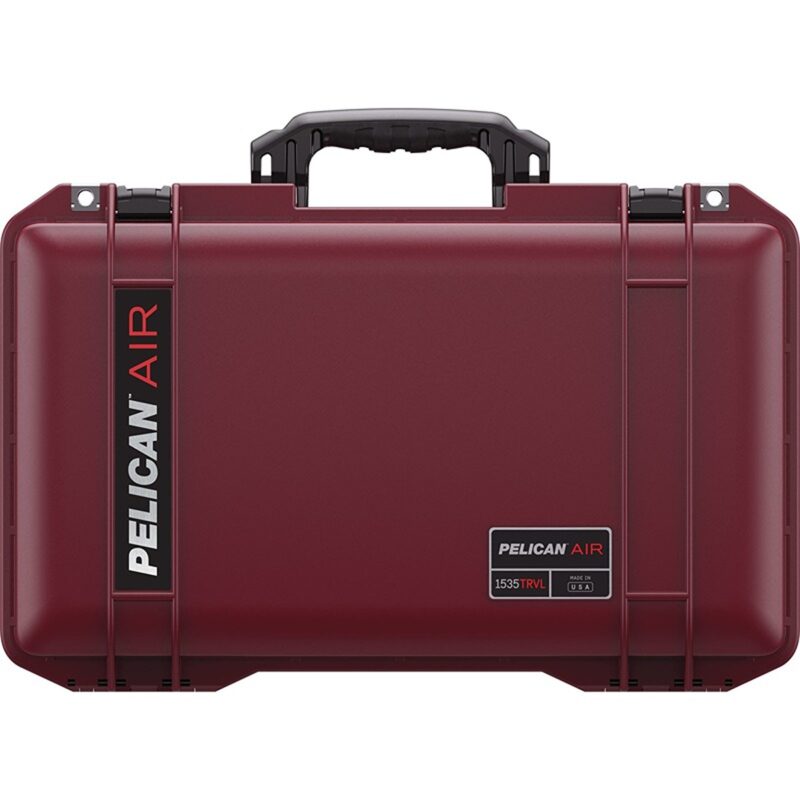 Pelican 1535TRVL Air Ox Blood Travel Case with Lid Organizer & Packing Cubes - Waterproof, Crushproof, Dustproof - Model 015350-0080-175