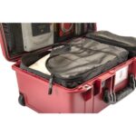 Pelican 1535TRVL Air Ox Blood Travel Case with Lid Organizer & Packing Cubes - Waterproof, Crushproof, Dustproof - Model 015350-0080-175