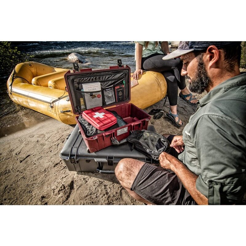 Pelican 1535TRVL Air Charcoal Travel Case with Lid Organizer & Packing Cubes - Waterproof, Crushproof, Dustproof - Model 015350-0080-185