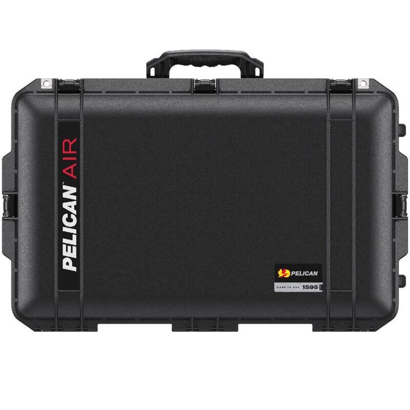 Pelican 1595 Air Black Protective Hard Case with Pick N Pluck Foam - Waterproof, Crushproof, Dustproof - Model 015950-0000-110