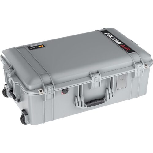 Pelican 1595 Air Silver Protective Hard Case with Pick N Pluck Foam - Waterproof, Crushproof, Dustproof - Model 015950-0000-180