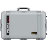Pelican 1595 Air Silver Protective Hard Case with Pick N Pluck Foam - Waterproof, Crushproof, Dustproof - Model 015950-0000-180