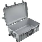 Pelican 1595 Air Silver Protective Hard Case with Pick N Pluck Foam - Waterproof, Crushproof, Dustproof - Model 015950-0000-180