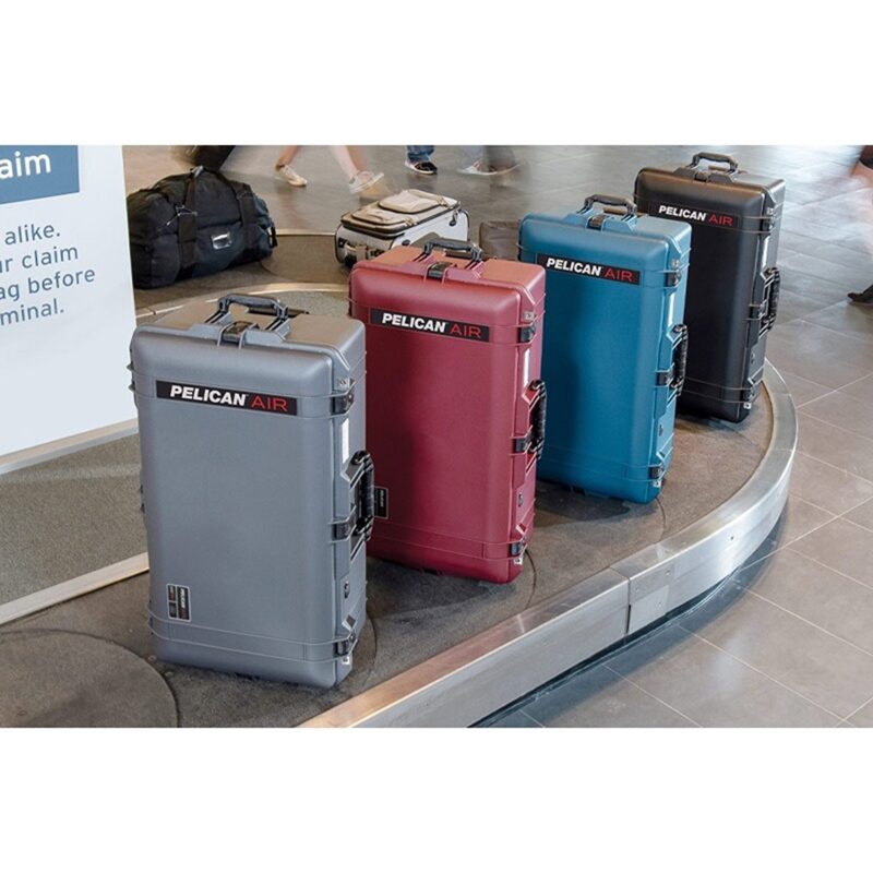 Pelican 1595 Air Silver Protective Hard Case with Pick N Pluck Foam - Waterproof, Crushproof, Dustproof - Model 015950-0000-180