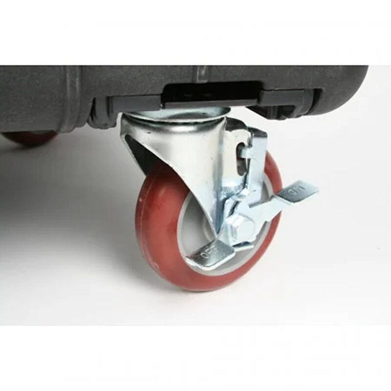Pelican 0507 Caster Wheel Kit Removable Wheels with Brakes for 0500 & 0550 Transport Case - 0500-340-000