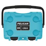 Pelican 20QT Elite Cooler Cool Blue/Grey - Premium Ice Chest with Up to 5 Days Retention 20Q-1-CLBLUGRY