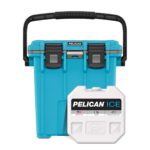 Pelican 20QT Elite Cooler Cool Blue/Grey - Premium Ice Chest with Up to 5 Days Retention 20Q-1-CLBLUGRY
