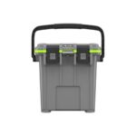 Pelican 20QT Elite Cooler Dark Grey/Evergreen - Premium Ice Chest with Up to 5 Days Retention 20Q-1-DKGRYEGRN