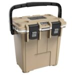 Pelican 20QT Elite Cooler Tan/White - Premium Ice Chest with Up to 5 Days Retention 20Q-1-TANWHT
