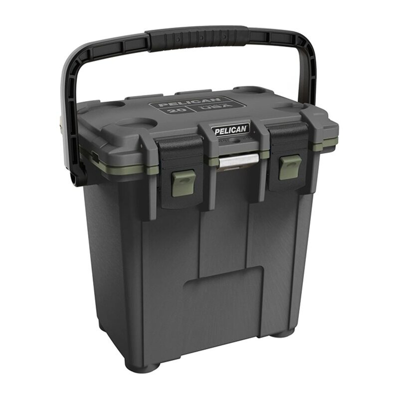 Pelican 20QT Elite Cooler metal/OD Green - Premium Ice Chest with Up to 5 Days Retention 20Q-14-GNMTLOD