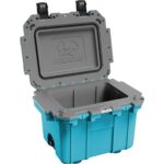 Pelican 30QT Elite Cooler Cool Blue/Grey - Premium Rotomolded Ice Chest Up to 6 Days Retention 30Q-1-CLBLUGRY