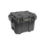 Pelican 30QT Elite Cooler metal/OD Green - Premium Rotomolded Ice Chest Up to 6 Days Retention 30Q-14-GNMTLOD