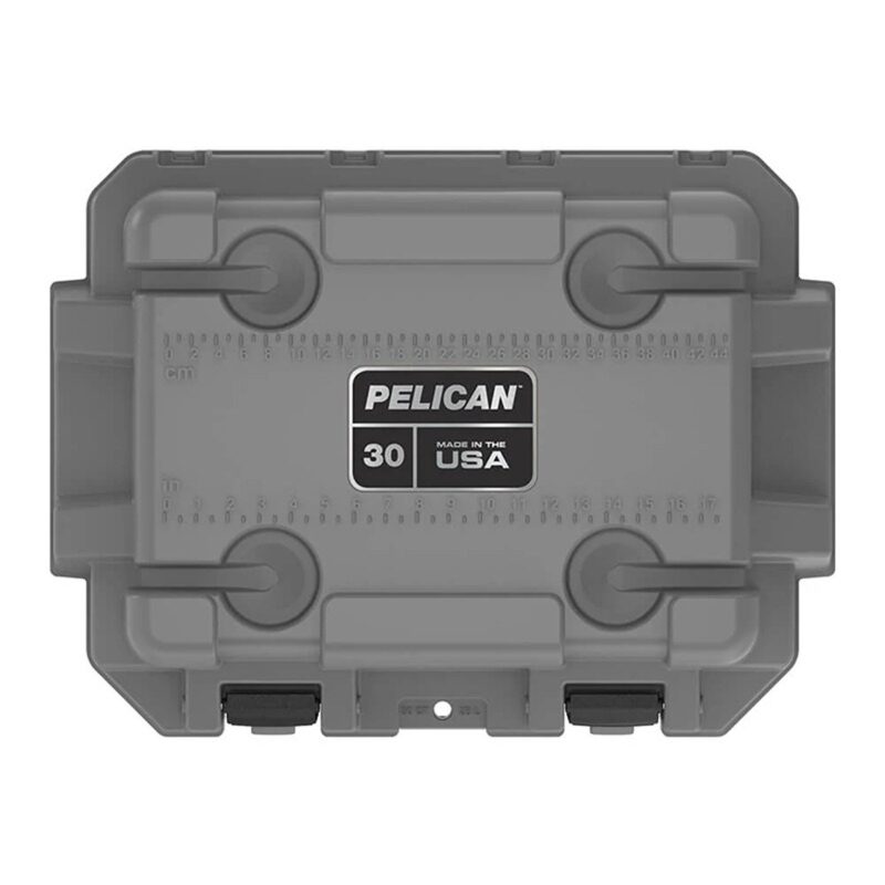 Pelican 30QT Elite Cooler metal/OD Green - Premium Rotomolded Ice Chest Up to 6 Days Retention 30Q-14-GNMTLOD