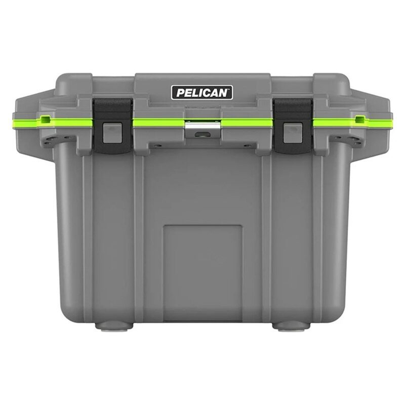 Pelican 50QT Elite Cooler Dark Grey/Emerald Green - Premium Rotomolded Ice Chest Up to 7 Days Retention 50Q-1-DKGRYEGRN