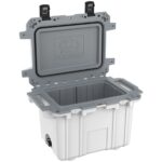 Pelican 50QT Elite Cooler White/Grey - Premium Rotomolded Ice Chest Up to 7 Days Retention 50Q-1-WHTGRY