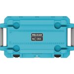 Pelican 70QT Elite Cooler Cool Blue/Grey - Premium Rotomolded Ice Chest Up to 10 Days Retention 70Q-1-CLBLUGRY