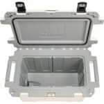 Pelican 70QT Elite Cooler White/Grey - Premium Rotomolded Ice Chest Up to 10 Days Retention 70Q-1-WHTGRY