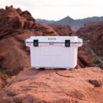 Pelican 70QT Elite Cooler White/Grey - Premium Rotomolded Ice Chest Up to 10 Days Retention 70Q-1-WHTGRY