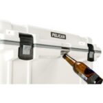Pelican 70QT Elite Cooler White/Grey - Premium Rotomolded Ice Chest Up to 10 Days Retention 70Q-1-WHTGRY