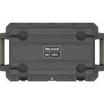 Pelican 70QT Elite Cooler metal/OD Green - Premium Rotomolded Ice Chest Up to 10 Days Retention 70Q-14-GNMTLOD