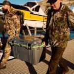 Pelican 70QT Elite Cooler metal/OD Green - Premium Rotomolded Ice Chest Up to 10 Days Retention 70Q-14-GNMTLOD