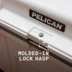 Pelican 65QT Elite Wheeled Cooler White - Premium Rotomolded Rolling Ice Chest Up to 10 Days Retention 65QW-1-WHT