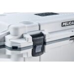 Pelican 65QT Elite Wheeled Cooler White - Premium Rotomolded Rolling Ice Chest Up to 10 Days Retention 65QW-1-WHT