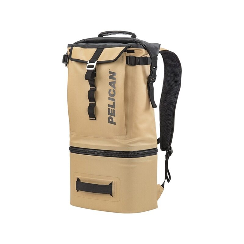 Pelican Elite Soft Cooler Backpack Coyote - Insulated Waterproof Leakproof Backpack Cooler SOFT-CBKPK-COYOTE
