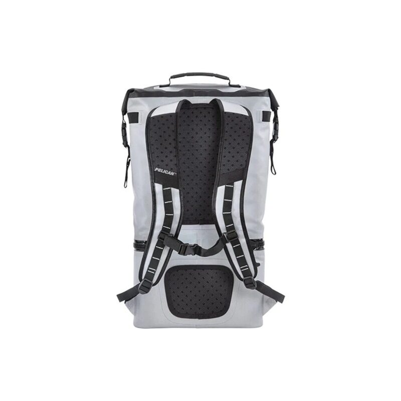 Pelican Elite Soft Cooler Backpack Light Grey - Insulated Waterproof Leakproof Backpack Cooler SOFT-CBKPK-LGRY