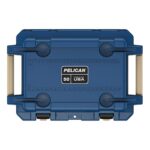 Pelican 50QT Elite Cooler Pacific Blue/Grey - Premium Rotomolded Ice Chest Up to 7 Days Retention 50Q-1-PACBLUGRY