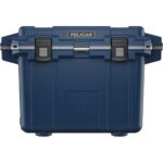 Pelican 50QT Elite Cooler Pacific Blue/Grey - Premium Rotomolded Ice Chest Up to 7 Days Retention 50Q-1-PACBLUGRY