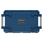 Pelican 70QT Elite Cooler Pacific Blue/Grey - Premium Rotomolded Ice Chest Up to 10 Days Retention 70Q-1-PACBLUGRY
