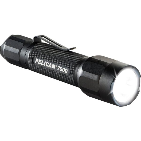 Pelican 7000 High-Intensity LED Flashlight Black 774 Lumens Rechargeable Programmable 070000-0001-110