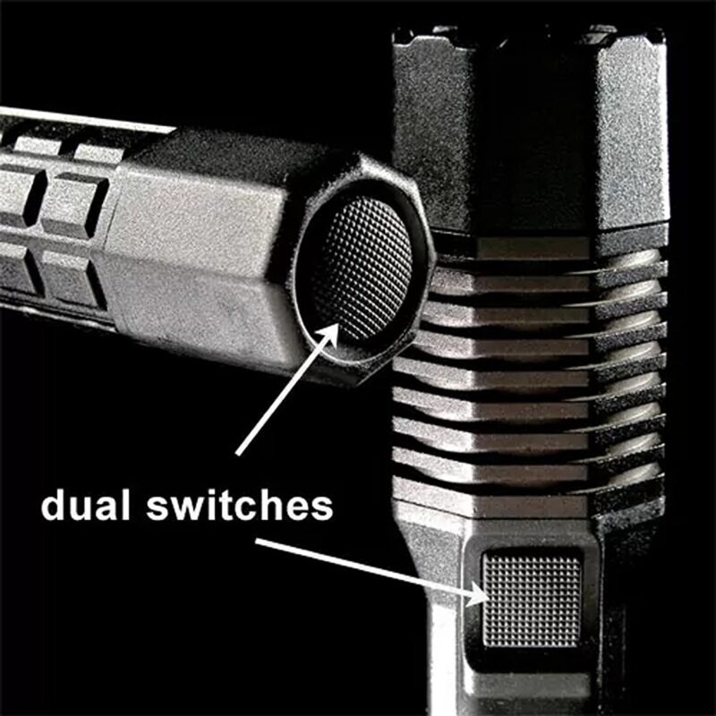 Pelican 7060 Gen 5 Rechargeable LED Flashlight Black 535 Lumens Dual Switch Submersible 070600-0001-110