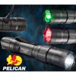 Pelican 7600 Rechargeable LED Flashlight Black 944 Lumens 3-Color WRGB USB 076000-0000-110