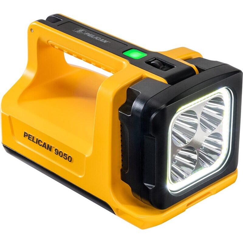Pelican 9050 Rechargeable Lantern Yellow 3369 Lumens Spot/Flood/Flashing Li-Ion/AA NFPA Approved 090500-0000-245