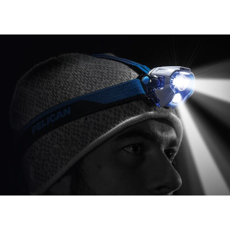 Pelican 2780R Rechargeable LED Headlamp 558 Lumens Pivoting Downcast USB Charging Assorted Covers 02780R-0000-110