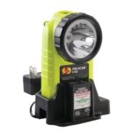 Pelican 3765 Gen 2 Right Angle LED Flashlight Yellow 237 Lumens Class I Div 1 NFPA 240V Charger 3765-071-245H