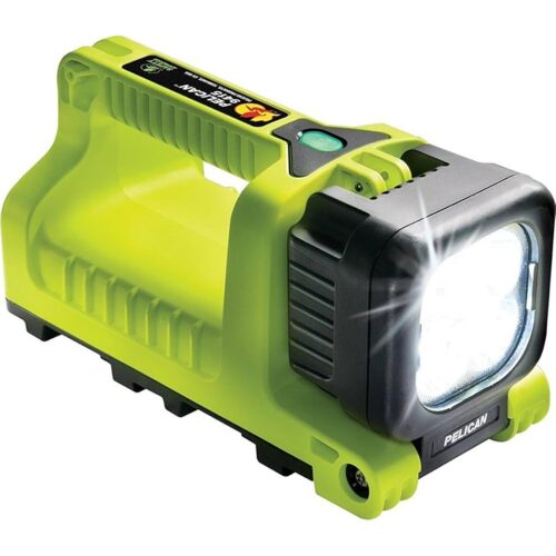 Pelican 9415I Gen 2 Rechargeable LED Lantern Yellow 392 Lumens IECEx Zone 0 Fast Charge 220V Intl 094150-0002-245I