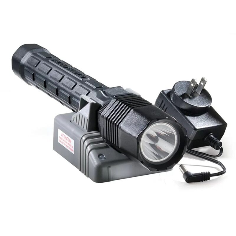 Pelican 8060 Gen 5 Rechargeable LED Flashlight Black 1072 Lumens 5 Modes NiMH/4C Charger Base 240V 8060-051-110H