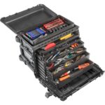 Pelican 0450SD4 Gen 2 Tool Case Black 4 Shallow + 2 Deep Drawers Trolley Handle 004500-0420-110