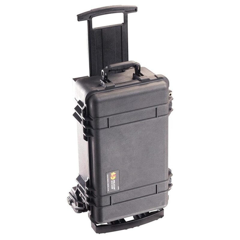 Pelican 1510M Mobility Carry-On Case Black with Wheels & Retractable Handle Foam Watertight 015100-0009-110