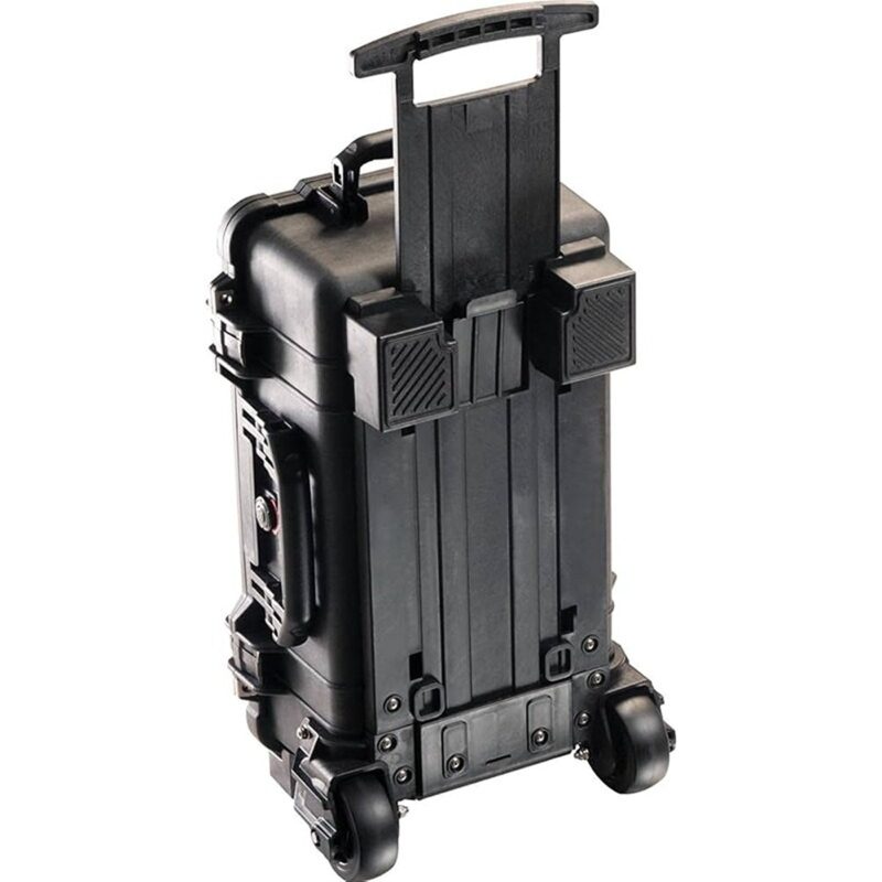 Pelican 1510M NF Mobility Case Black No Foam with Wheels & Retractable Handle Watertight 015100-0019-110