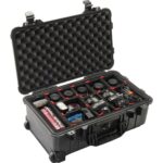 Pelican 1510TP TrekPak Mobility Case Black with Customizable Insert Wheels & Retractable Handle Watertight 015100-0050-110