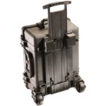 Pelican 1560M Mobility Case Black with Foam Watertight Rolling Wheels & Retractable Handle 015600-0009-110