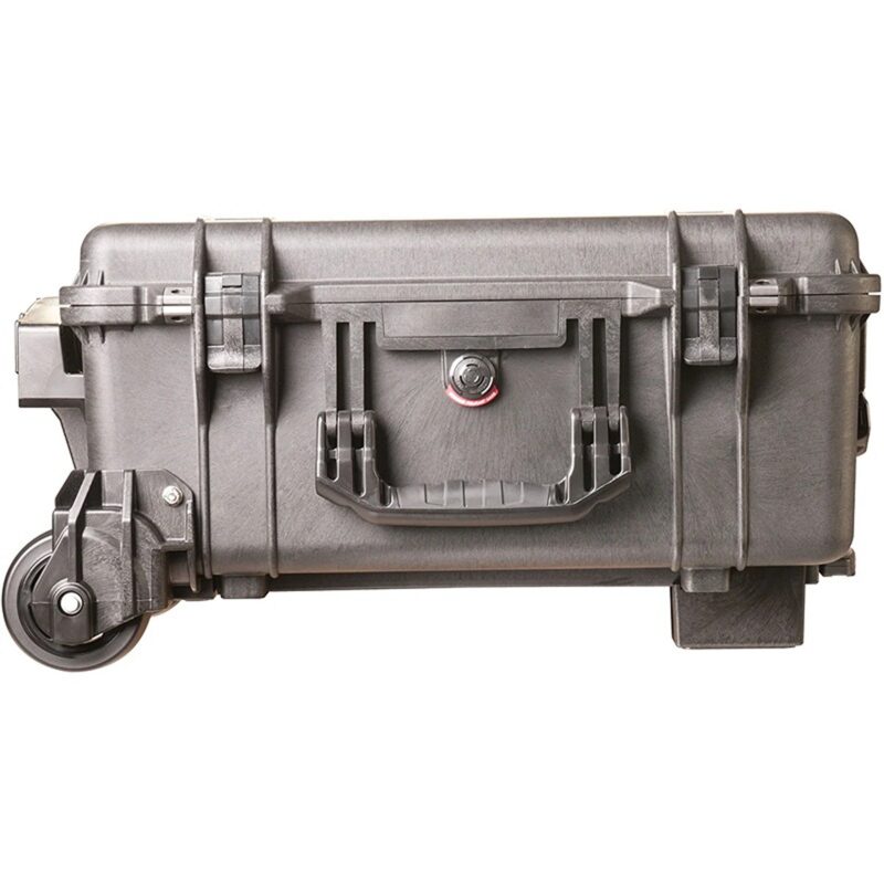 Pelican 1560M Mobility Case Black with Foam Watertight Rolling Wheels & Retractable Handle 015600-0009-110