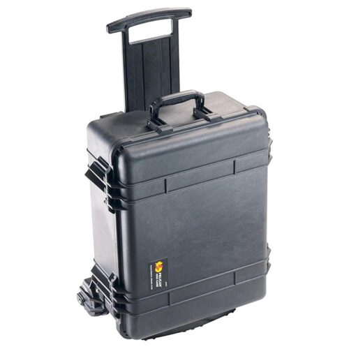 Pelican 1560M NF Mobility Case Black No Foam with Wheels & Retractable Handle Watertight 015600-0019-110