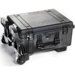 Pelican 1610M Mobility Case Black with Pick N Pluck Foam Watertight Rolling Wheels & Handle 016100-0009-110