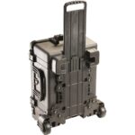 Pelican 1610M Mobility Case Black with Pick N Pluck Foam Watertight Rolling Wheels & Handle 016100-0009-110